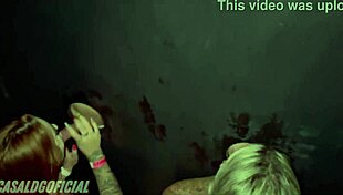 Friends Enjoying Glory Hole Fun at Swing House