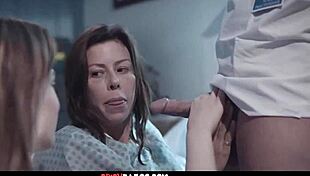 busty milf and teen 18+ get fucked by the doctor