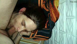 Sneaking my cock inside my girlfriend Mandy's warm mouth for blowjob