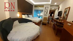 Beautiful slut gets navel and pussy licked after drink poured