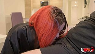 did you see him pull out his dick and jerk off with his stepmom? she couldn't resist swallowing it all