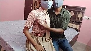 Is This 18 Year Student Real Desi Virgin Teen Indian Girl Experiencing First Time Sex With Big Boobs And Doggy Style?