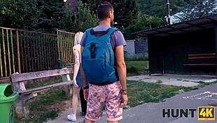 Hunt4k experienced man satisfies another guys blonde gf for cash
