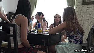 Elegant lingerie and chic miniskirts get unveiled in this backstage showcase