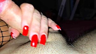 mature woman in a plaid bodysuit and high heels loves to fuck