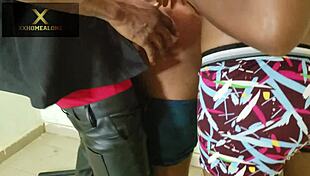 Two hot black teen 18+s got caught by a corrupt police officer