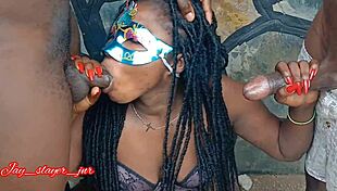 New Girl From Lagos Opted To Fuck Outdoors Body Shaking Orgasm