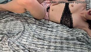 Horny White Girl Engages in Self-Exploration Activities