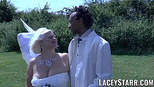 Laceystarr - Granny Bride Fed with Cum After BBC Pounding