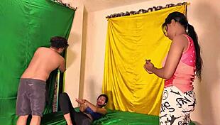 bengali hot girls sharing sex in threesome ffm porn