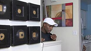 Oiled Ass Of Black Girl Osa Lovely Gets A Creampie From Rock The Icons' Big Black Cock