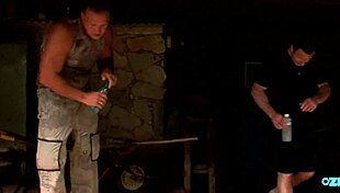 Two gardeners BREAK from WORK to SPITROAST sexy asian teen 18+