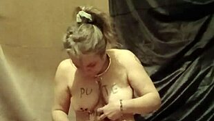 This slave's auto session involves piss and humiliation on 2025-01-28