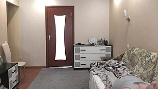 i'm the hot doctor in stockings without panties, performing medical procedures on this patient in a fetish roleplay, watching her handjob and masturbate my cock.