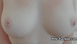 Watch this busty freckled redhead teen get fucked hard on the sex tape