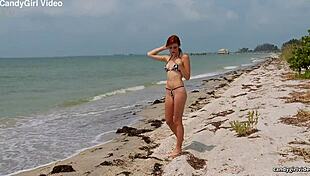 hollis ireland in micro bikini hd