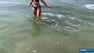 gorgeous blonde lolipop getting fucked hard by her boyfriend mark pirson, wow!