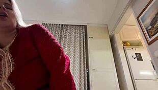 Iranian housewife bent over for doggystyle fucking with big ass