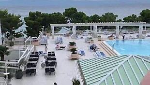 masturbating with lisa on balcony