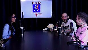 morena alice vasconcelos turns bisexual after filling her ass with drink, then sensually strips to show her big beautiful tits