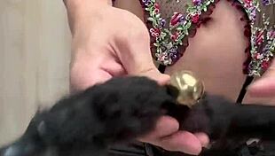 Watch the uniform girl get belled clitoris and anal trained in embarrassing underwear!