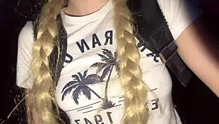 I Get Lost in Jungle and Touch My Pink Pussy and Natural Tits