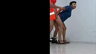 Nurse Seduces Cleaning Employee