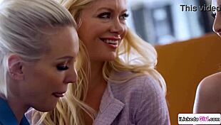 Lesbian Doctor Licks Teen Client!