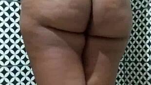 Pussy tease with big natural tits. Want to see this ebony beauty solo?