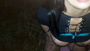 Did you think I wouldn't get cum in my mouth after he fucked me all afternoon in the woods? Watch full on red!