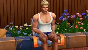 अजय पूलसाइड चीयरलीडिंग स्क्वाड को चोदता Sims 4