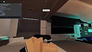 Futa Fucks Slut in Roblox Condo
