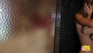 Extremely beautiful natasha nice and super sexy lesbian friend jessie rogers engage in shower intimacy