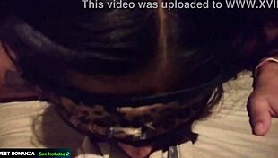 In The Deejay Booth, Stripper Geraldine Sucks My Cock So Deeply, Doesn't She?