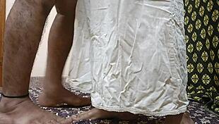 South Indian Couple Enjoys Saree Chudai Passionately