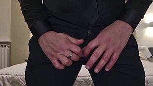 Amateur Huge Cock Cums On Feet