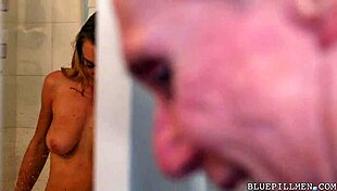 blue pill men - busty blonde student molly mae pleases old men