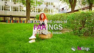 Busty Spanish Redhead Lidia Crespo Meets Our Big Cocks Are You Ready For Porn Babe