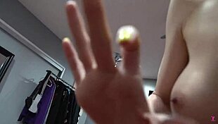 two blonde babes in a threesome getting a facial