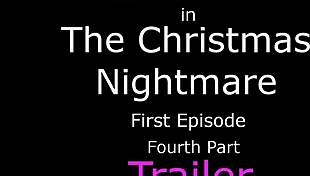 In the Christmas nightmare, she dominates with her feet
