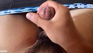 This japanese amateur is masturbating with a condom on in her solo session