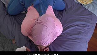 Pervmuslim - Big Titted Muslim Girl In Hijab Offers Her Virginity On A Platter - Pov