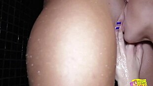 Extremely beautiful natasha nice and super sexy lesbian friend jessie rogers engage in shower intimacy