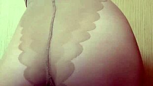 Nylon on ass mistress elza koms