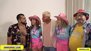 rebel rhyder chokes on cock