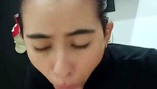 hot guy lets stepsister in for oral sex until he cums in her mouth