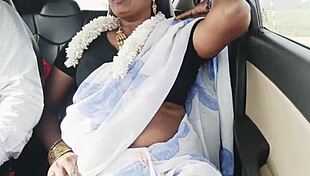 beautiful bhabi fucks husband's brother in car with telugu dirty talks