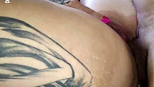 British chubby milf tiffany montavani deepthroats virgin boy's monster cock on car for money, orgasm humiliation