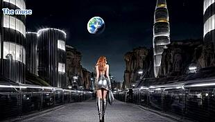 Honey, let's explore the milky way in leather boots and gloves on our honeymoon.