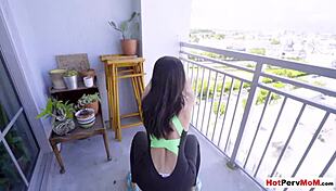 Almost got caught while fucked my russian milf stepmom